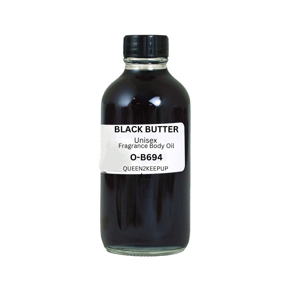 Black Butter (Unsiex) Body Oil 4 oz Fragrance All Natural Scent